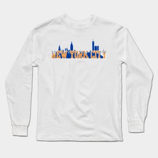 New York City Skyline Long Sleeve T-Shirt